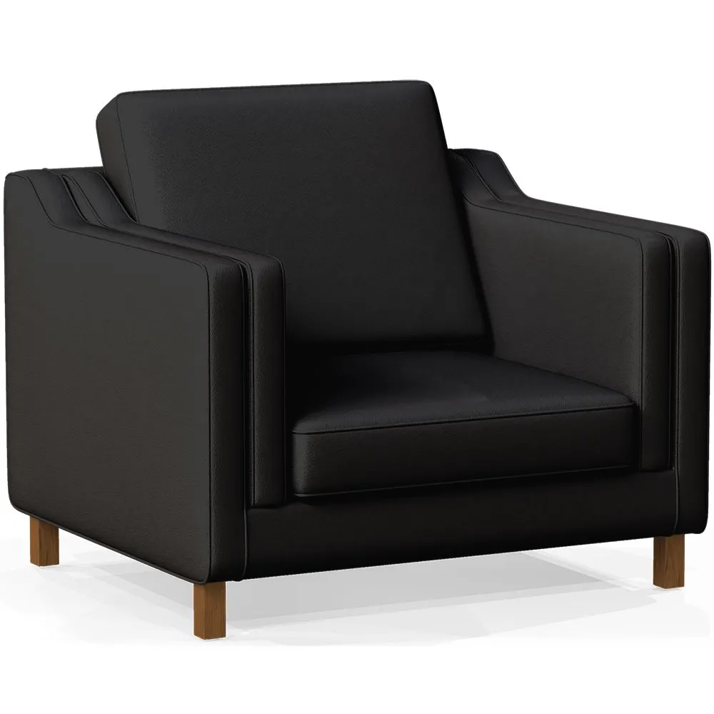 Sillón con Reposabrazos  - Tapizado en Cuero - Mattathais  image 8