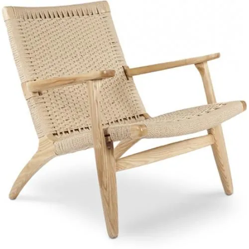 Sillón de Salón de Madera y Cuerda - Diseño Artesanal Boho Bali  - Birma image 8
