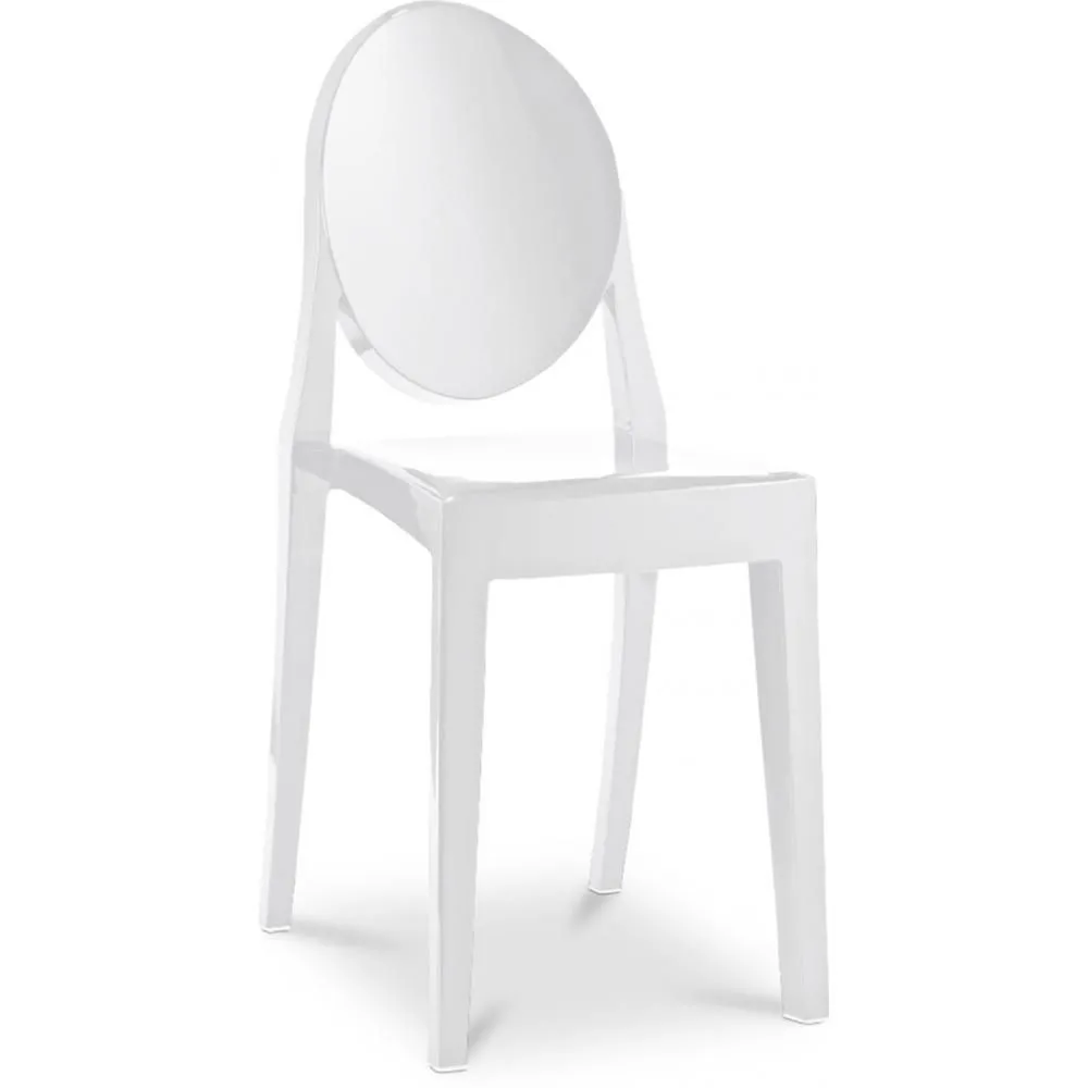 Silla de comedor Transparente - Victoria Queen image 8