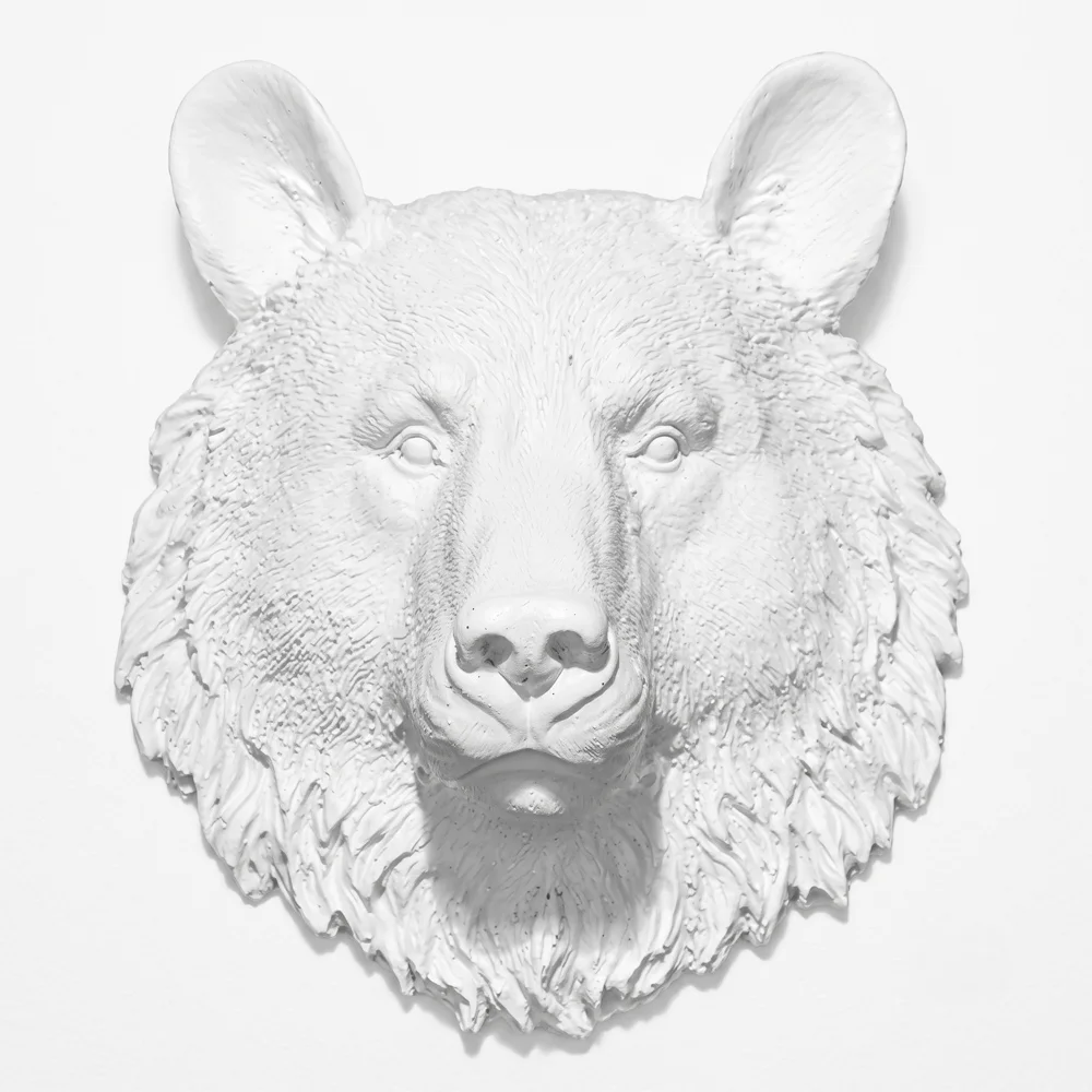 Decoracion de Pared - Cabeza Oso Blanco - Uka image 8