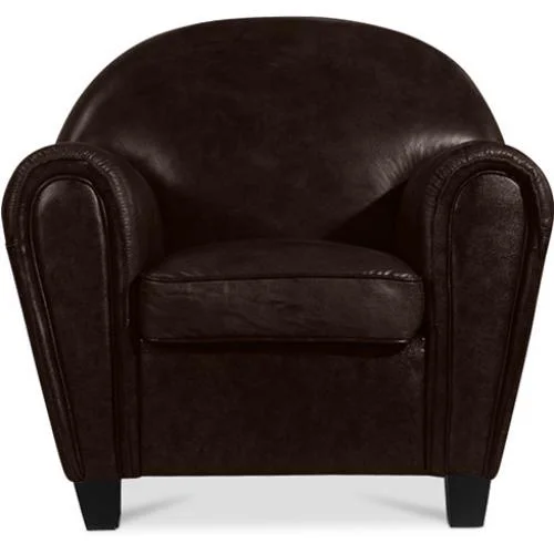 Sillón con Reposabrazos - Tapizado en Cuero - Club image 8