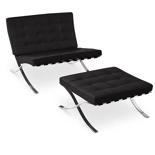 Sillón de Diseño con Reposapiés - Tapizado en Polipiel - Town image 8