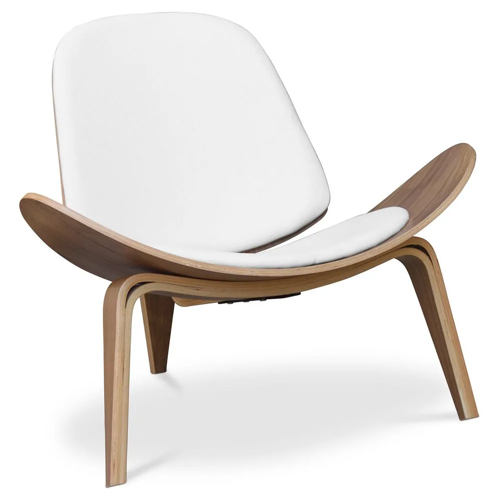 Butaca de diseño - Sillón Escandinavo - Tapizado en Cuero - Lucy image 8