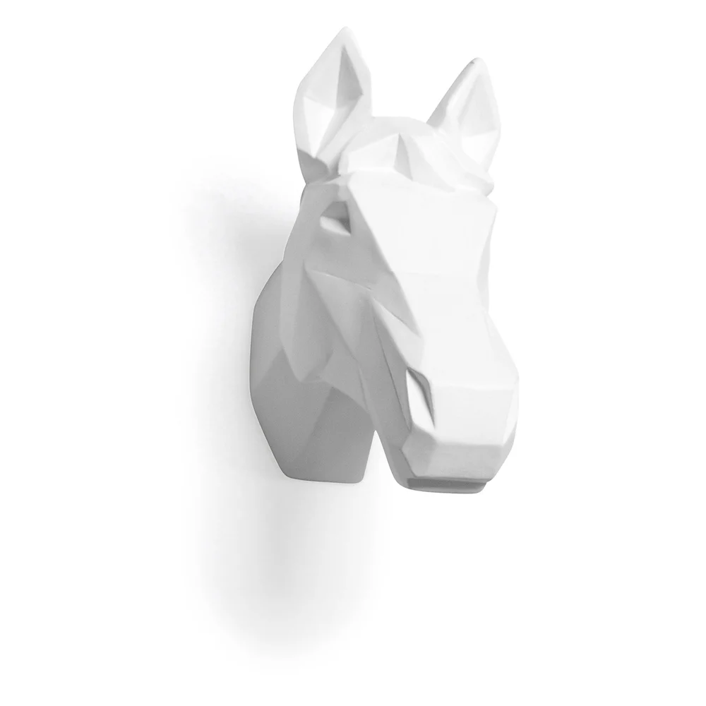 Cabeza de caballo origami Resina image 8
