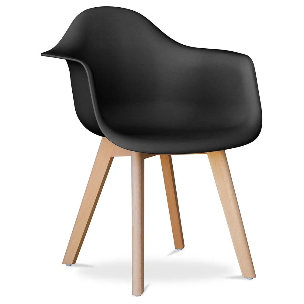 Silla de Comedor con Reposabrazos - Estilo Escandinavo - Dominic image 8