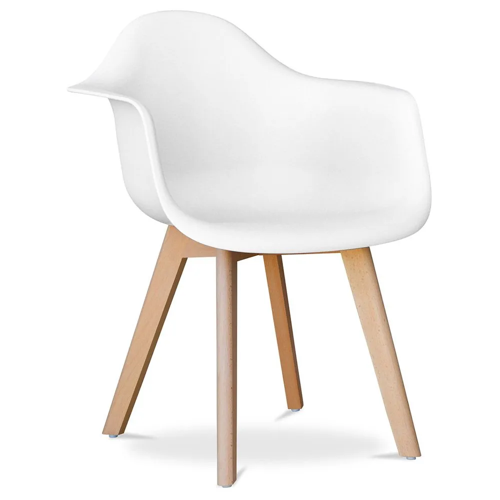 Silla de Comedor con Reposabrazos - Estilo Escandinavo - Dominic image 8