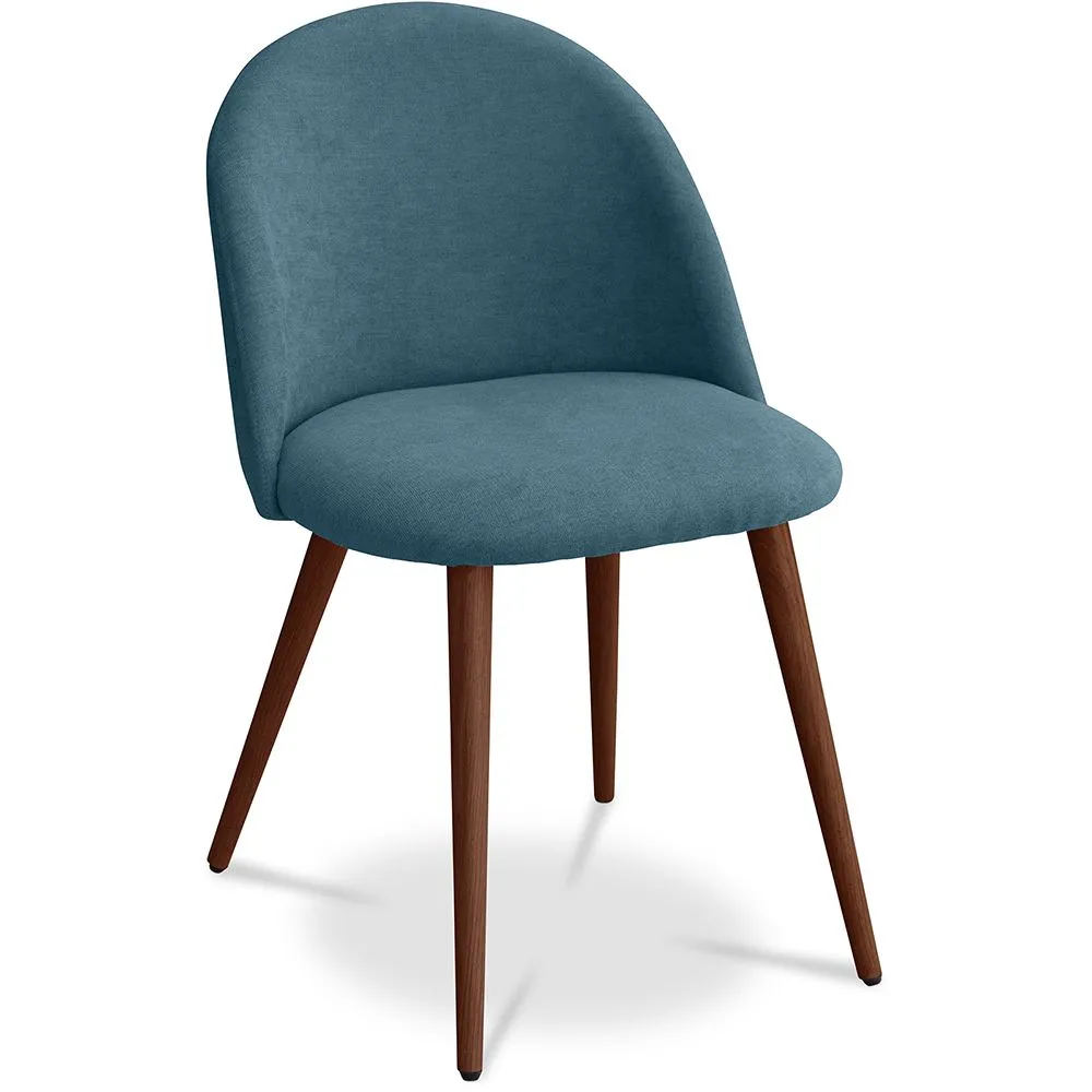 Silla de Comedor - Tapizada en Tela - Estilo Escandinavo - Evelyne image 8