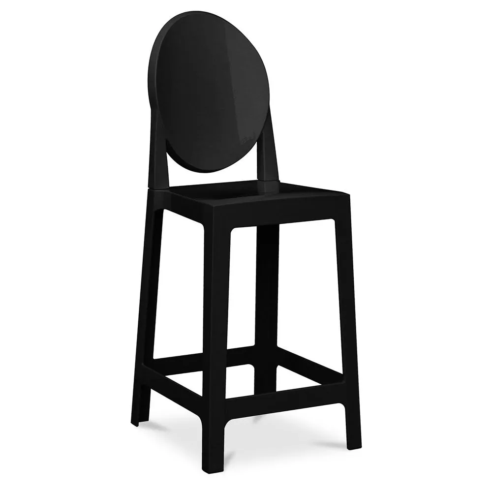 Taburete con Respaldo - Diseño Transparente - 65cm - Victoria Queen image 8