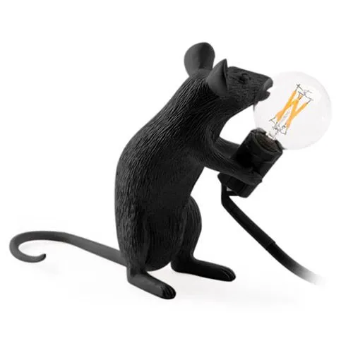 Lámpara de Mesa - Lámpara de Niños Rata Mouse - Resina image 8