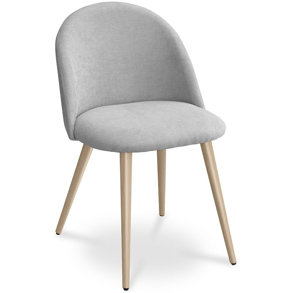 Silla de Comedor - Tapizada en Tela - Estilo Escandinavo - Evelyne  image 8