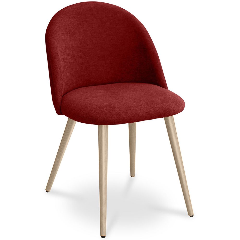 Silla de Comedor - Tapizada en Tela - Estilo Escandinavo - Evelyne  image 8