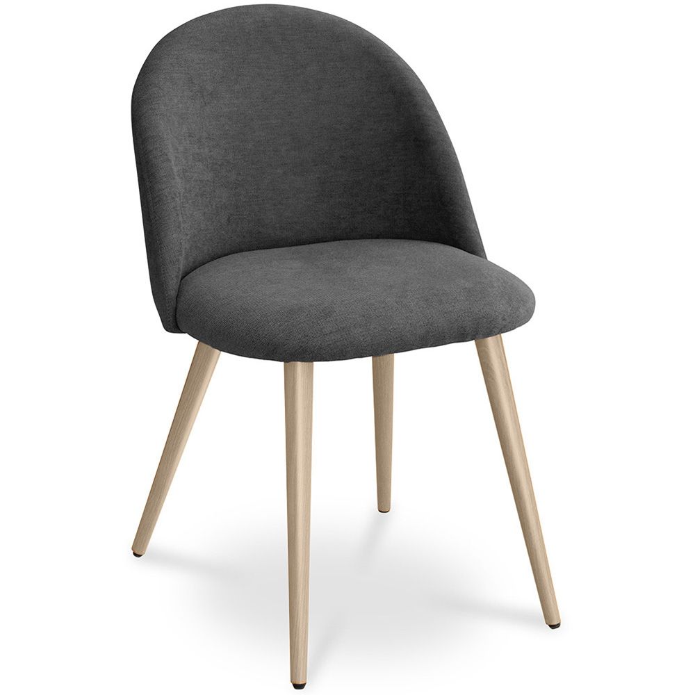 Silla de Comedor - Tapizada en Tela - Estilo Escandinavo - Evelyne  image 8