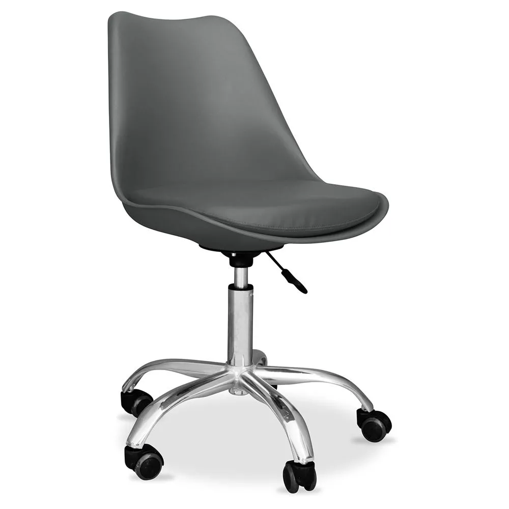 Silla de Oficina con Ruedas - Silla de Escritorio Giratoria  - Tulip image 8