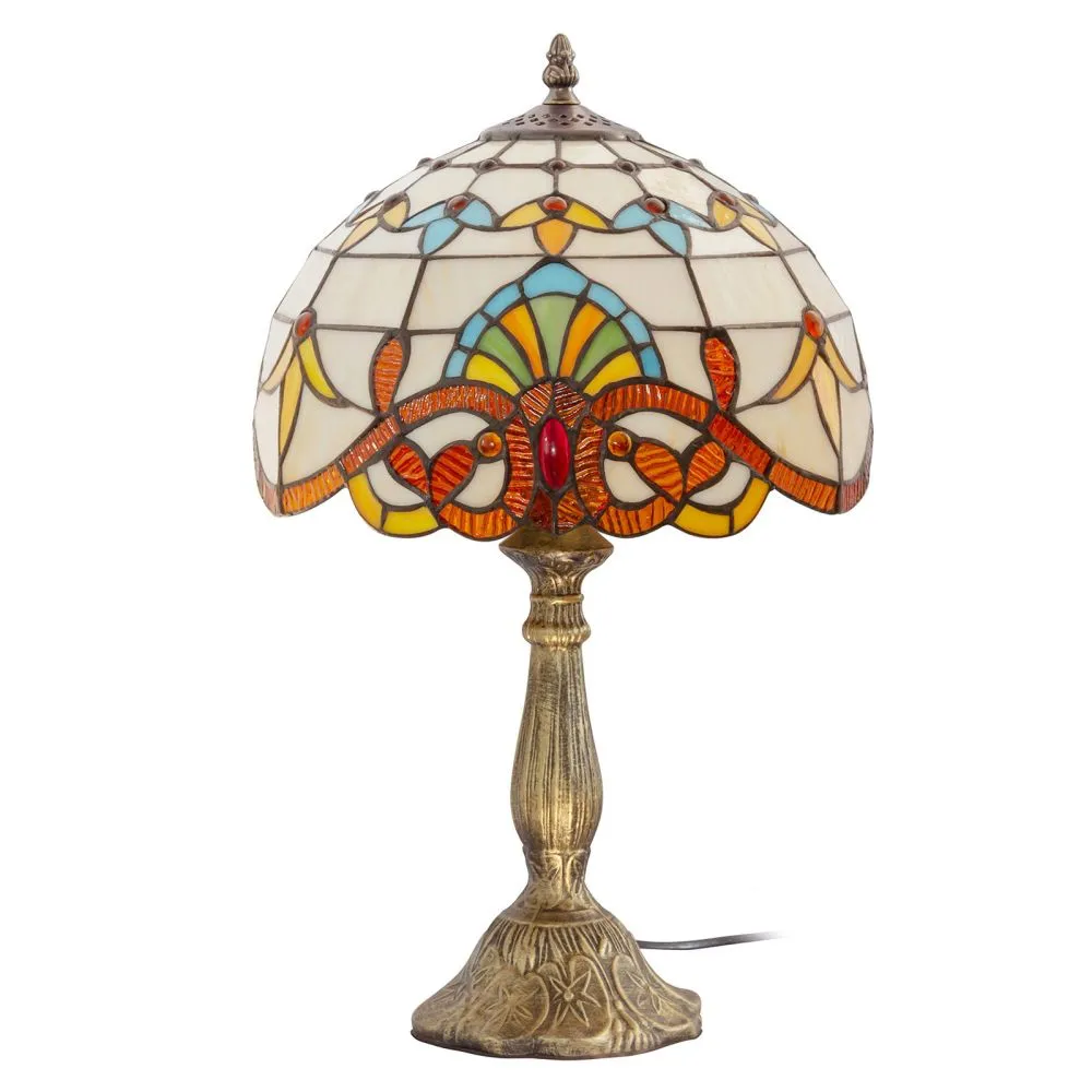 Lámpara de Mesa - Lámpara de Salón Tiffany - Vintage image 8