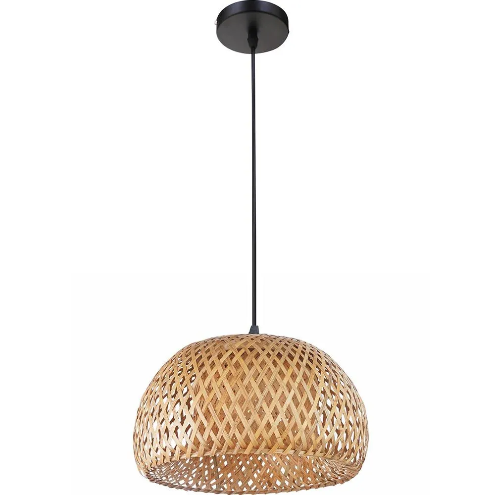 Lámpara de Techo de Bambú - Lámpara Colgante Diseño Boho Bali -Talli  image 8