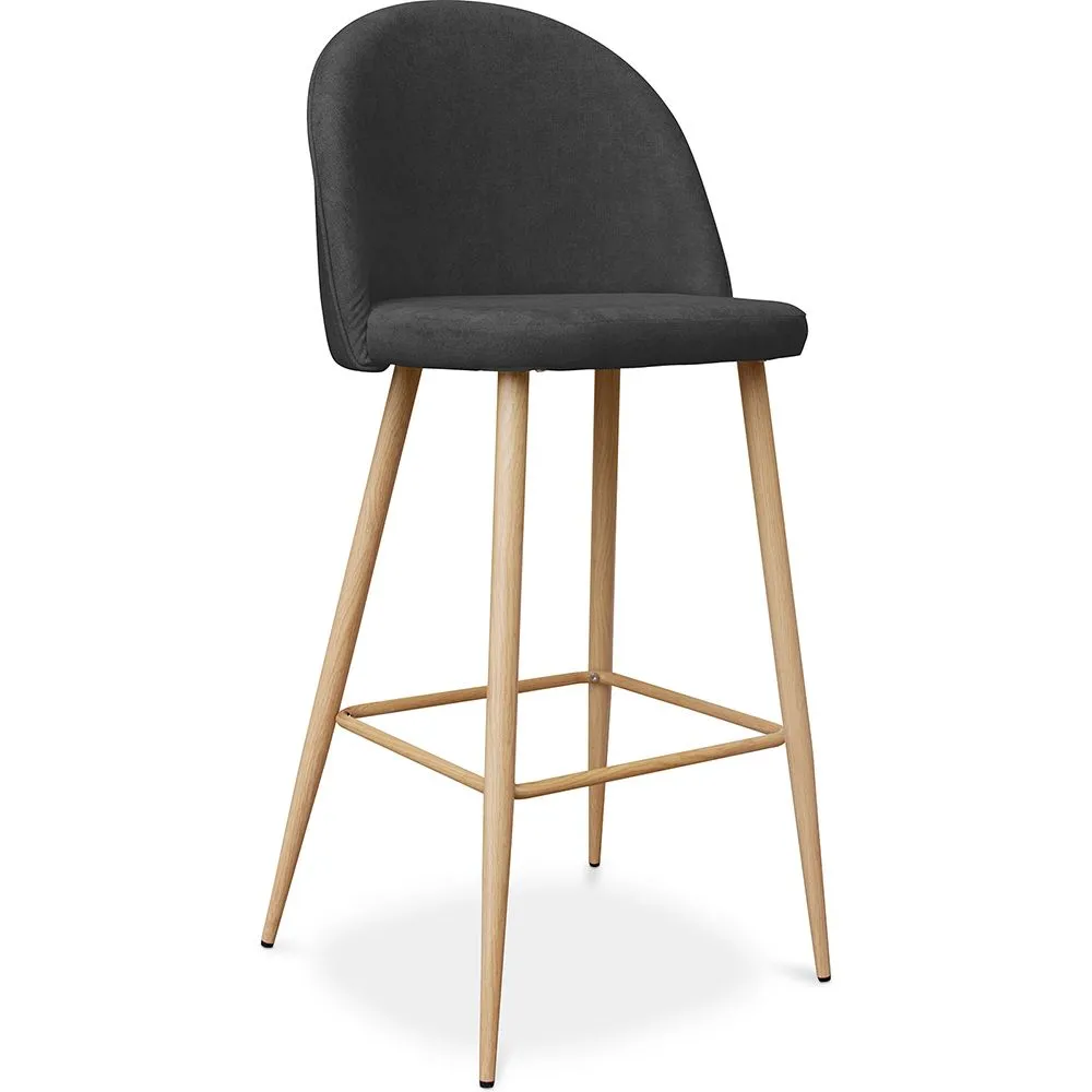 Taburete Tapizado en Tela - Diseño Escandinavo  - 76cm - Evelyne  image 8