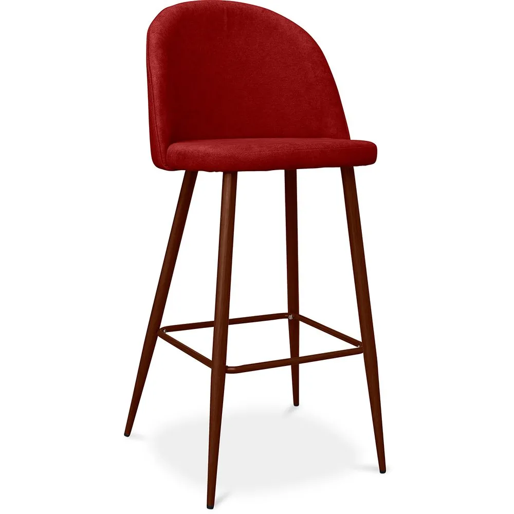 Taburete Tapizado en Tela - Diseño Escandinavo - 76cm - Evelyne  image 8