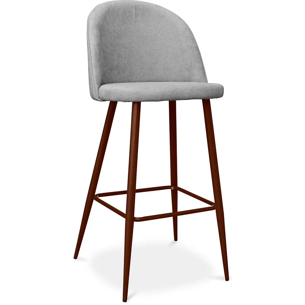 Taburete Tapizado en Tela - Diseño Escandinavo - 76cm - Evelyne  image 8