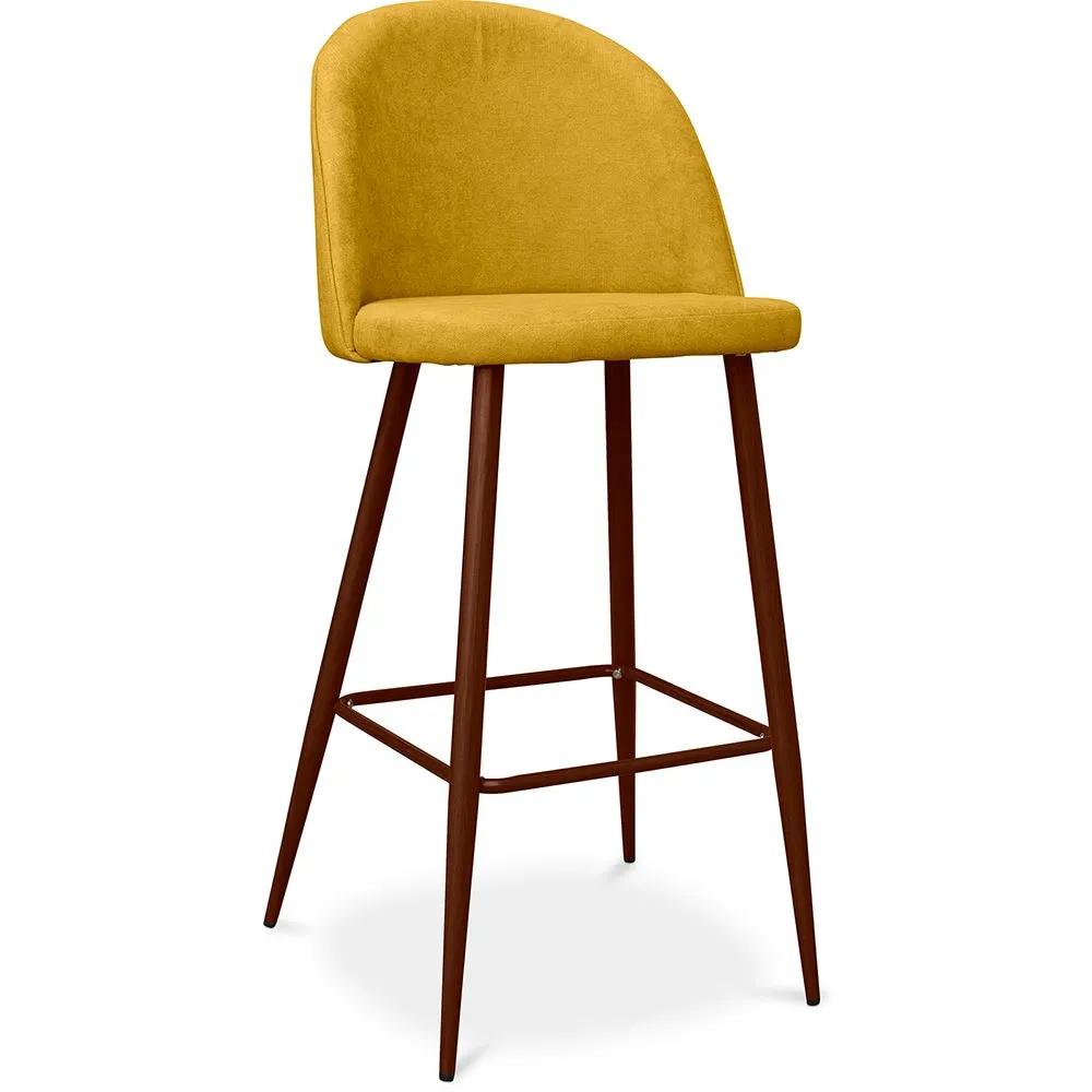 Taburete Tapizado en Tela - Diseño Escandinavo - 76cm - Evelyne  image 8