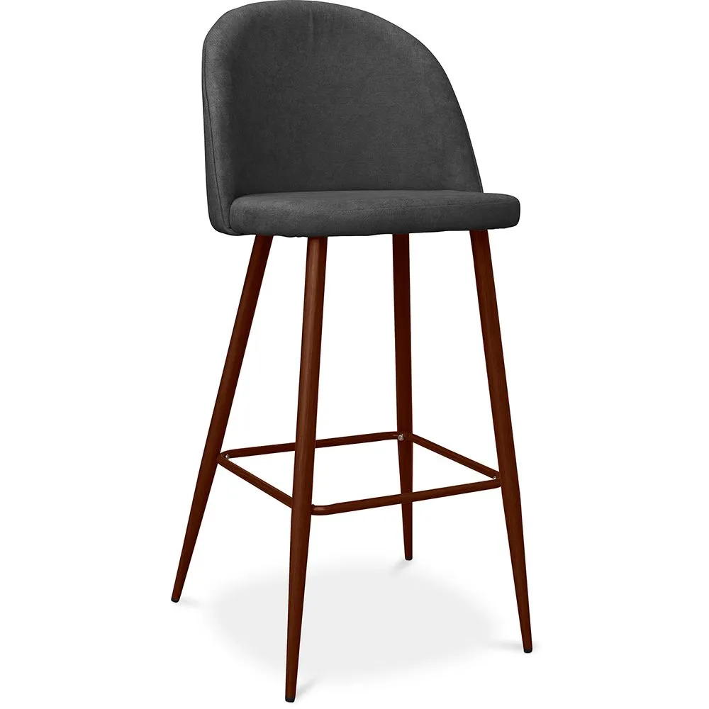 Taburete Tapizado en Tela - Diseño Escandinavo - 76cm - Evelyne  image 8