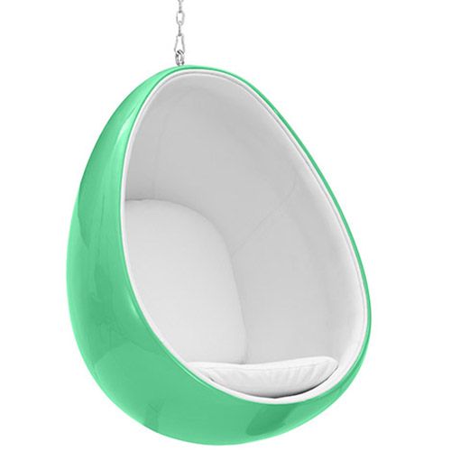 Sillón Colgante Diseño Huevo - Tapizado en Tela - Eny image 8