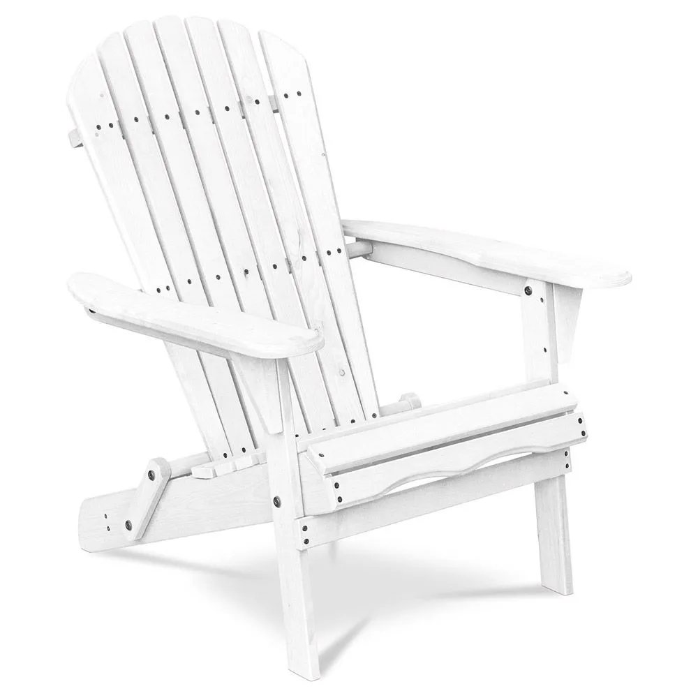 Silla de Exterior de Madera con Reposabrazos - Silla de Jardín - Adirondack  image 8