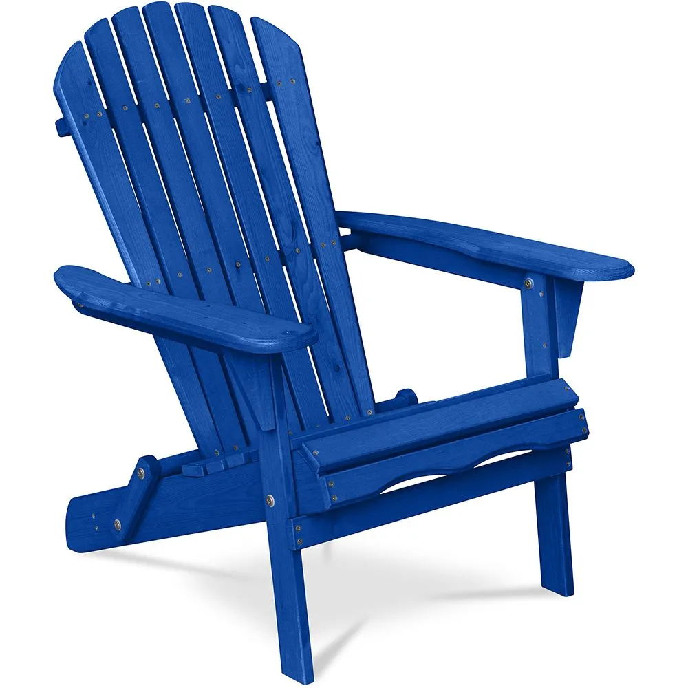 Silla de Exterior de Madera con Reposabrazos - Silla de Jardín - Adirondack  image 8