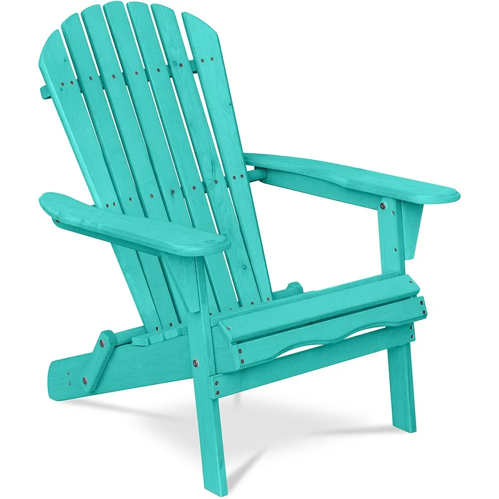Silla de Exterior de Madera con Reposabrazos - Silla de Jardín - Adirondack  image 8
