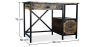Escritorio de Madera con cajones  - Diseño Industrial - Nashville  image 7