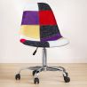 Silla de Oficina con ruedas  - Silla de Escritorio - Tapizada en Patchwork - Tessa image 7