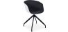 Silla de Oficina con Reposabrazos Tapizada - Silla de Escritorio - Blanco y Negro - Jodie  image 7