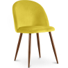 Silla de Comedor - Tapizada en Tercipelo - Diseño Escandinavo - Evelyne image 7