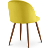 Silla de Comedor - Tapizada en Tercipelo - Diseño Escandinavo - Evelyne image 7
