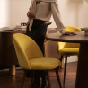 Silla de Comedor - Tapizada en Tercipelo - Diseño Escandinavo - Evelyne image 7