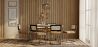 Pack Mesa de Comedor Diseño Industrial 150cm & 6 Sillas de Comedor de Ratán - Tapizado en Terciopelo - Puila image 7