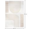 Alfombra Grande de Diseño Contemporáneo y Moderno - Beige (290x200 cm) - Rya image 7