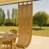 Toldo Cortina de sombra de fibra de coco 2.1x1M - Vela de sombra 100% Natural image 7